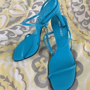 Turquoise sandals!